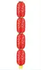 Linternas serie redonda roja grande linternas publicitarias impermeables para exteriores estilo japonés y coreano plegables Año Nuevo boda linternas trefiladas alambre venta al por mayor