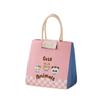Bolsa de Almuerzo de Terciopelo de Dibujos Animados Bolso Bandolera Bolsa para Lonchera Bolsa de Almuerzo de Gran Capacidad Bolsa Aislante para Mantener Fresco Bolsa de Recuerdo