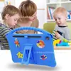 Funda Anticaídas de Silicona Suave con Soporte Portátil para Samsung Tab A11/A11+ para Niños