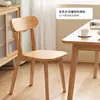 Sillas de Madera Maciza, Sillas de Comedor, Mesas y Sillas de Comedor para el Hogar, Sillas con Respaldo de Estilo Nuevo Simple Comercial, Taburetes de Madera Retro Especiales para Restaurante