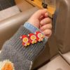 Otoño e invierno nuevo alce navideño muñeco de nieve pico de pato clip piruleta horquilla rota lindo clip lateral horquilla de mujer dibujos animados