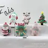 Llavero Navideño Transfronterizo Colgante de Muñeco de Peluche Decoración Navideña Colgante Pequeño Adorno de Papá Noel Muñeco de Nieve