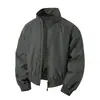 Otoño/Invierno 2026 Nueva Chaqueta Bomber Americana de Calle con Cuello Alto para Hombre Tallas Grandes Moda Chaqueta Corta Casual para Hombre
