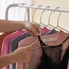 Nordic ins Simple Rose Gold Ferro Cabide de Roupas High-end Home Metal Antiderrapante Roupas Penduradas Quarto Secagem Roupas Brace