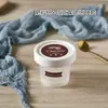 Copo de madeira, pote de iogurte, embalagem em caixa, pote de pudim, mousse, sorvete, gelatina de leite, sorvete, iogurte, pode ser congelado, com tampa