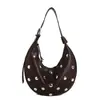 Bolso de Hombro de Diseño de Nicho de Alta Gama, Bolso Versátil de Gran Capacidad para Debajo del Brazo, Nuevo Estilo de Moda, Bolso Cruzado Simple y Elegante