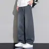 Pantalones Vaqueros Gruesos de Invierno con Forro de Polar para Hombre, Pantalones Casuales de Mezclilla Cálidos Nuevos, Pantalones Largos de Pierna Ancha Estilo Americano para Hombre