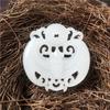 Venta al por mayor de fábrica de colgante de doble dragón hueco de jade blanco afgano con cerradura de flor de ciruelo, accesorios de ropa chinos, cadena de suéter de cintura Yu Pei