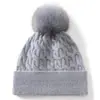 Gorro de Cachemira para Mujer 100% Cachemira Pura Nuevo para Viajeros Bola de Pelo Versátil Color Sólido con Puño Tejido Cálido para Protección de Orejas
