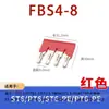 Bloco de terminais de mola PT/ST1.5/2.5/4/6 tira de conexão curta FBS10-5 conexão central 2/3/5/10 posições