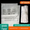Saco de embalagem de PE saco de armazenamento de roupas saco com zíper atacado 16 Saco de plástico fosco de seda mensagem de aviso saco ziplock 25 * 35cm