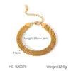 Procesamiento y Personalización de Pulseras Europeas y Americanas de Acero Inoxidable, Cadenas Retorcidas, Cadenas de Hoja, Cadenas Figaro, Cadenas de Hueso de Serpiente, Pulseras Transfronterizas de Acero de Titanio