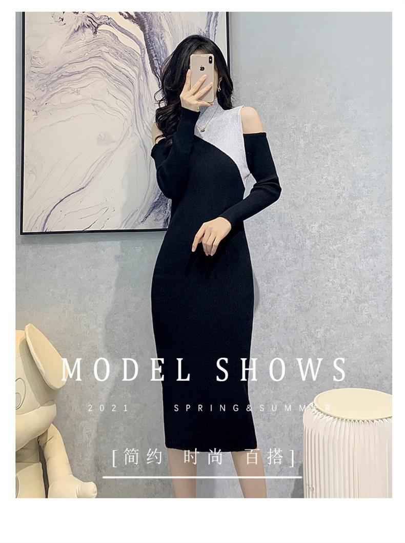 复制_时尚撞色名媛风黑色针织连衣裙2022秋冬.jpg