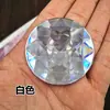 Rhinestones Acrílicos de Colores Redondos Multifacéticos de Base Plana Sin Agujero 52mm Piedras Grandes Joyería Decoración para Funda de Teléfono Rhinestones Adhesivos