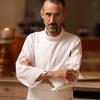 Ropa de Trabajo de Chef de Hotel de Espalda Larga para Cocina Ropa de Otoño e Invierno de Manga Larga para Hombre Ropa de Cocina para Tienda de Panadería de Comida Occidental Estampado