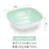 Vajilla de Melamina Cuadrada Imitación Porcelana Dos Tonos Pequeño Restaurante de Hot Pot Autoservicio Tazón para Condimentos Comida Rápida Tazón para Arroz Tazón para Postres Comercial