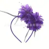 Serie de Té de la Tarde Malla Poliéster Hebilla de Dos Cabezas de Flor Aro para el Cabello Accesorios de Ropa para Fiestas Familiares Europeas y Americanas en stock