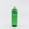 Botella dosificadora de tapa abatible de 150 ml, frasco de medicina marrón con tapa abatible, botella de hidrosol azul, botella transparente de 150 ml con tapa en forma de mariposa
