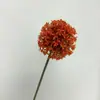 Flor Artificial de Bola de Cebolleta Verde Nueva Arreglo Floral para Sala de Estar Hogar Bola de Diente de León Cebolleta Boda Decoración de Bola de Plástico