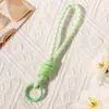 Tecido Woven de Nylon Corda Colorida Chaveiro para Homens e Mulheres, Mosquetão, Chaveiro de Casal, Pingente de Celular, Cordão para Bolsa