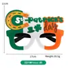 St. Óculos de trevo irlandês para o dia de São Patrício, suprimentos para festas, acessórios para fotos, fantasias para festas, óculos engraçados