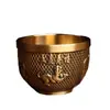 Jarra de Cien Bendiciones de Latón, Jarra de Arroz, Cuenco del Tesoro, Adorno de Escritorio, Quemador de Incienso, Jarra de Cien Bendiciones, Cenicero, Taza de Té y Vino, Venta al por Mayor de Regalos