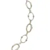 Cadena para el Cuerpo de Estilo Europeo y Americano Transfronteriza de Nicho con Hebilla de Círculo Metálico Cadena de Cintura, Accesorio de Vestido Decorativo Versátil Simple y Elegante