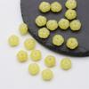 20 Peças de Contas de Vidro Tcheco Pequenas Caqui de 9,5mm Abóbora Chata Material para Passo de Grampo de Cabelo Estilo Antigo DIY