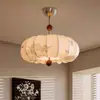 Luminária de Teto para Quarto Estilo Sul-Asiático Retrô, Nova Iluminação Artística Criativa em Forma de Abóbora Vintage para Sala de Estudo e Quarto Principal