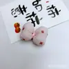 Novos Acessórios de Flor de Cinco Pétalas Tridimensional Preenchidos com Algodão Tecido Fresco Estilo Coreano DIY Acessórios de Cabelo Roupas Sapato Bolsa Acessórios