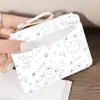 Carteira Multicor para Gatos Ultra-Fina com Zíper, Porta-Cartões Leve para o Dia a Dia com Zíper e Múltiplos Compartimentos para Cartões e Moedas