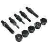 Amazon explosiones 890 Piezas set de tuercas remachables M3-M12 + pistola remachadora manual + cabezales de pistola métricos y en pulgadas