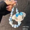 Corrente de Celular Gatinho Desenho Animado Fofo Outono e Inverno Pelúcia Miçangas Cordão Corrente de Pulso Pingente de Bolsa Anti-Perda Atacado