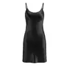 Camisola Fina de Seda para o Verão para Mulheres, Alças Sexy e Ajustáveis, Vestido Curto, Adequado para Usar em Casa ou ao Ar Livre, Estilo Europeu e Americano