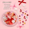 Traje con aplicación de lentejuelas para maquillaje de escenario, parche de copo de nieve para cara de niño, maquillaje de ojos de novia, decoración de mariposa con diamantes brillantes