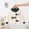 Jaqueta Suéter Infantil, Cardigã Suéter de Menino, Jaqueta de Bebê, Nova Roupa de Exterior para Criança Pequena, Roupa de Outono