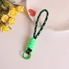Cordón de cuentas DIY, tejido a mano con un nudo simple, adecuado para teléfonos móviles, porta-tarjetas de muñecas, mochilas, llaveros y correas de muñeca