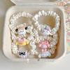 Novo Sanrio Meninas Cabelo Corda Anel de Cabelo Bonito Doce Desenho Animado MengMeng Cabelo Corda Urso Tira de Borracha Casal Acessórios de Cabelo