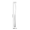 Vajilla de acero inoxidable 304 de la serie Crescent, cuchillo, tenedor y cuchara brillantes de alta gama, vajilla occidental para hotel, cuchillo para carne, cuchara de postre