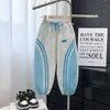 Nuevos pantalones de chándal para niños de otoño e invierno, pantalones deportivos de retazos para niños y niñas, pantalones jogger cómodos y holgados estilo coreano, pantalones largos para bebé