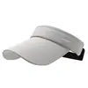 Nuevo Estilo Sombrero Visera de Seda de Hielo para Mujer, Sombrero Versátil de Protección Solar Moda Coreana, Gorra Visera para Deportes al Aire Libre para Hombre