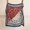 2026 Novo Lenço Quadrado Pequeno Estampado Paisley Patchwork Retrô para Mulheres, Gravata de Pescoço, Proteção Solar, Lenço Decorativo de Pescoço, Envoltório de Pescoço Tendência
