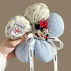 Goma para el pelo de Mickey Flor para Niñas de Gama Alta con Puntos y Cabeza de Bola Dibujos Animados Lindos Rellena Accesorios para el Cabello para Niños