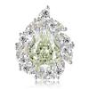 Anillo de Plata de Ley 925 para Mujer con Diamante Rosa de 12.8 Quilates Corte Flor de Hielo Forma de Gota Diamante de Alto Carbono Importado Joyería Europea y Americana