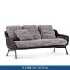Villa Jardín Sofá Silla Combinación Elegante Teca Muebles de Patio Balcón Ocio Silla de Ratán Impermeable Protector Solar Sofá Silla