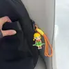 Accesorios DIY para Colgar en el Coche Muñeco de Peluche para Espejo Retrovisor Bubble Mart Cordón Trenzado Anudado para Teléfono Móvil y Llaves