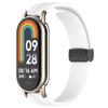 Extra Grande Adequado para Xiaomi Mi Band 10 Pulseira 9/8 Geração Universal Nfc12Mm Silicone Cor Pura Magnética Dobrável