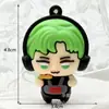 Chaveiro Figurine Caixa Surpresa Delta Force Personagem Delta Force Desenho Animado Borracha Macia 3D Chaveiro