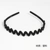 Diadema deportiva invisible para hombre, moderna, sencilla, estilo coreano, con ondas antideslizantes, para mujer