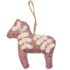 Estilo Ins Fieltro de Lana 3D Dibujos Animados Lindo Multicolor Caballo Pony Colgante Encanto para Bolso Llavero Accesorio